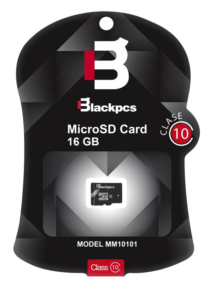 Memoria Micro SD Blackpcs MM10101-16